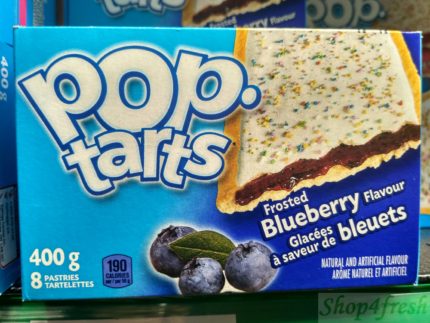 Kellogges POP Tarts-400g - 8 pieces with blueberry flavor edith