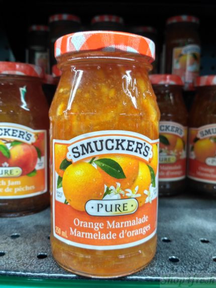 Pure Orange Jam 250ML-Smuckers Pure Oringe Mamalade