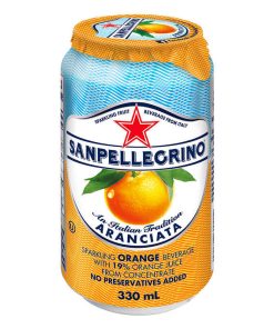 24 × 330 ML San Pellegrino Aranciata Carbonated Beverage