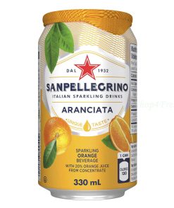 24 × 330 mL San Pellegrino Aranciata Carbonated Water