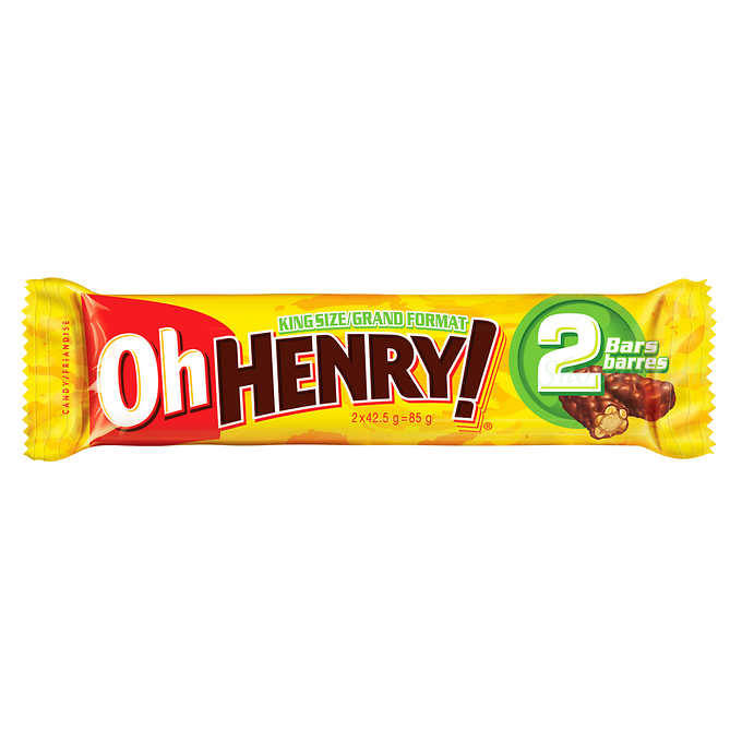 24 × 85 g Oh Henry! King Size Chocolate Bars - Mart31