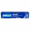 Halls regular  relieves coughs and soothes sore throats