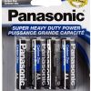 AA4 Panasonic Carbone Zinc batteries  1.5V
