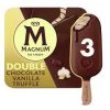 3x90ML Magnum Double chocolate vanilla Truffle ice cream