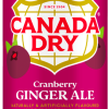 355mL soda Gingembre  cranberry Canada dry