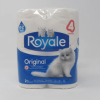 Roayl original bath tissue 4 rolls-2 ply-121 sheets per roll