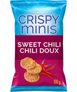 100g Quaker Crispy minis sweet chili brown rice chips