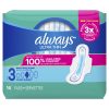 14 pads size 3 Always ultra thin 3x protection system leak free
