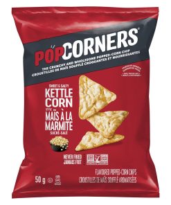 50g POP corners lettle corn crunchy and wholesome popped corn chips