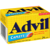 Advil relieves headaches fever back & muscle pain 24 caplets