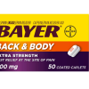 Bayer Aspirin extra strength 50 tablets -fast relief of headache joint & body pain
