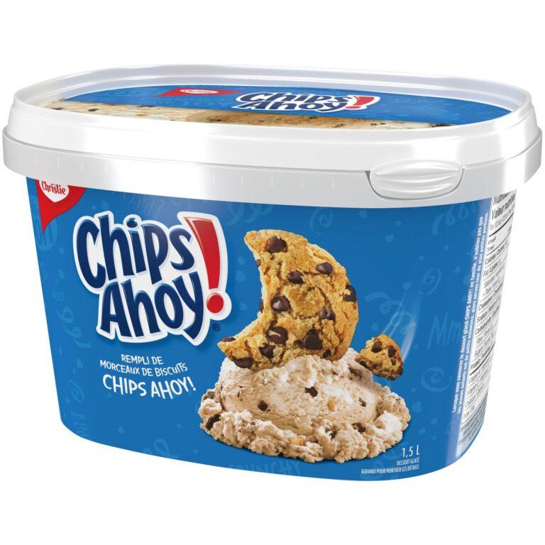 Chips Ahoy 1.5L filled with chips ahoy cookie pieces ice cream Mart31