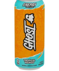 473 mL Ghost tropical mango energy drink zero sugar