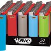 BIC lighter 50 count tray LCRT1PB-x assorted colours