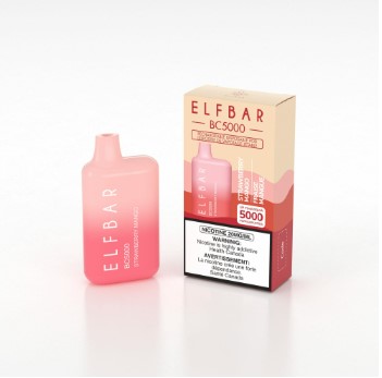 Elfbar BC5000 puffs strawberry mango rechargeable - Mart31