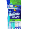 Gillette Blue II Plus 2 count razor  less razor burn