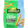 Cavendish flavour crisp spicy cracked pepper straight cut  frozen fried potatoes  750g