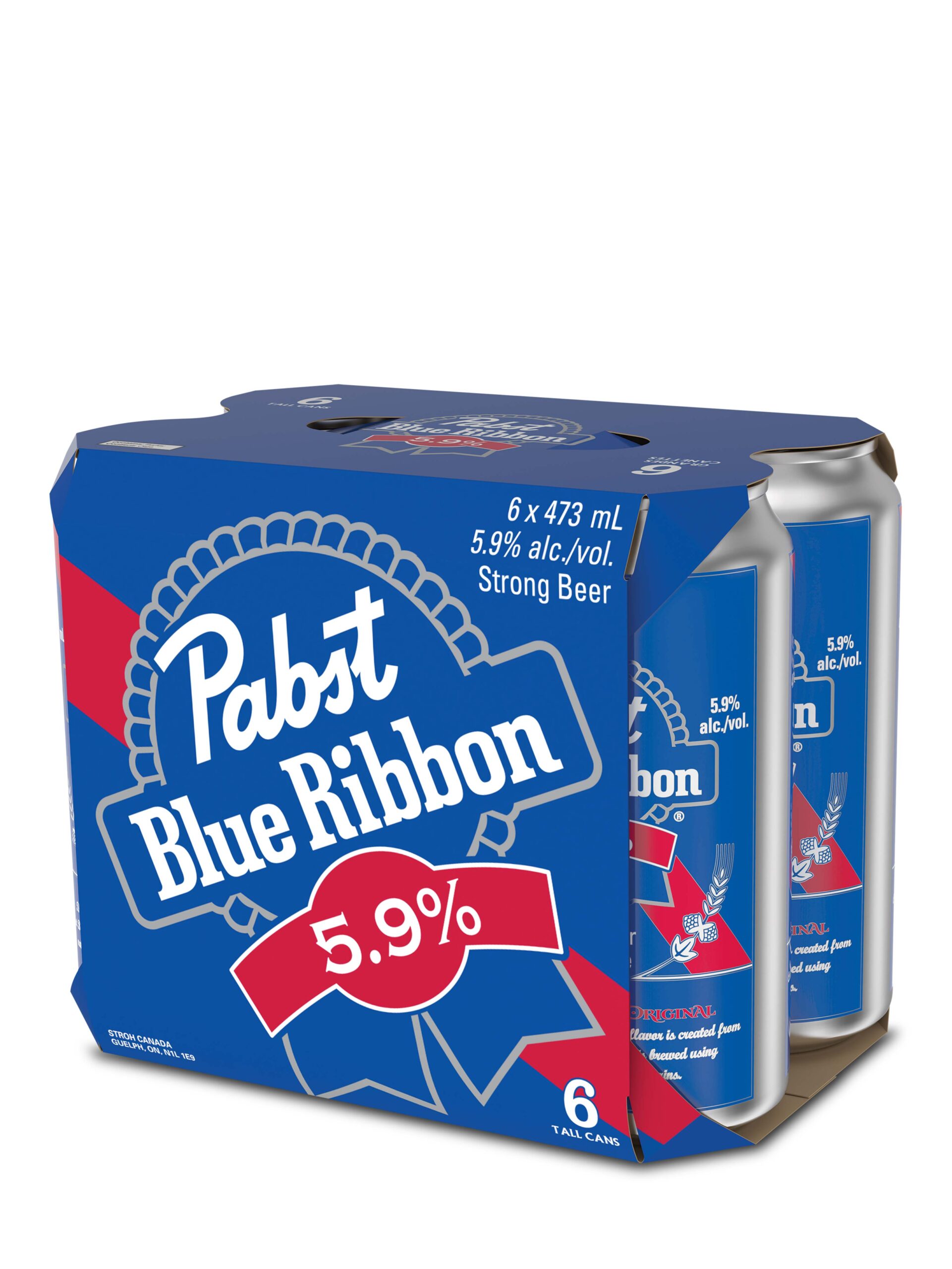 Beer Pabst Blue Ribbon 6x473mL 5.9%