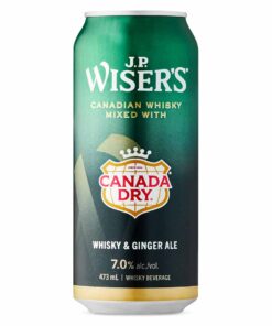 Alco Drink J.P Wiser's whisky & ginger ale 7% 437mL
