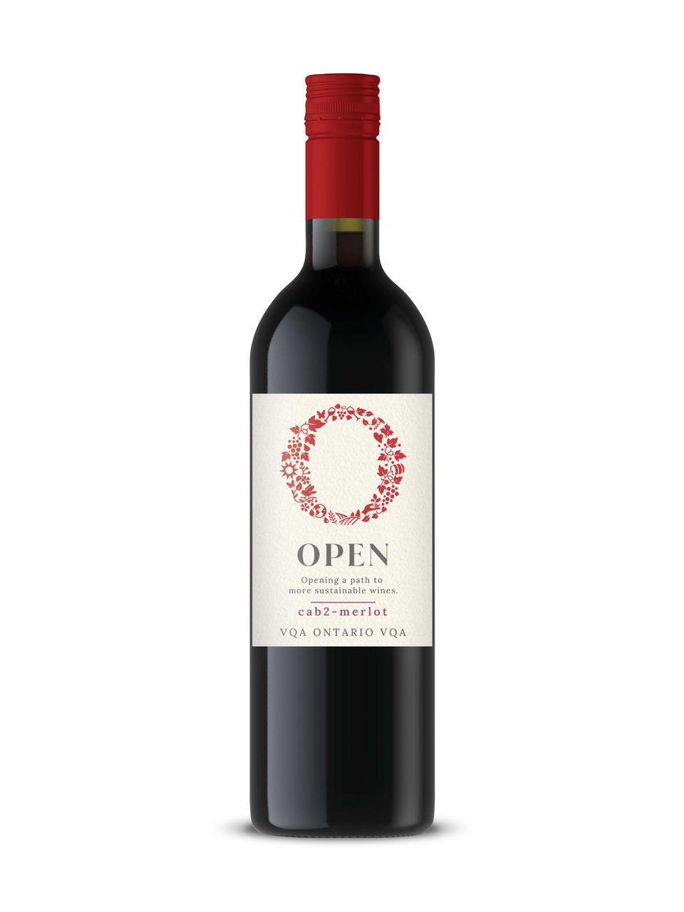 Wine Red Open cab2-merlot VQA 750mL