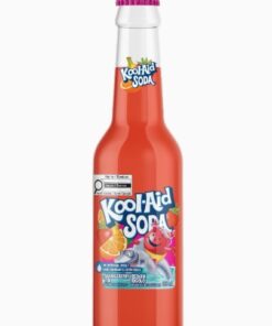 Kool- Aid soda 355mL sharkleberry natural flavored glass bottle