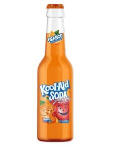 Kool- Aid soda 355mL Orange  natural flavored glass bottle