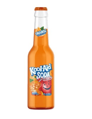 Kool- Aid soda 355mL Orange natural flavored glass bottle