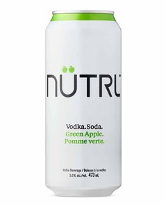 Alco drink Nutral Vodka.soda green apple  473mL 5%
